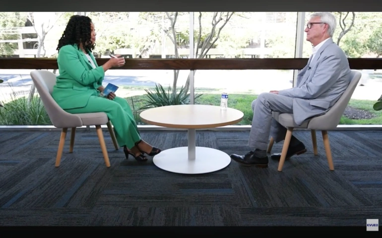 Texas gubernatorial candidates Andrew White, Chris Bell